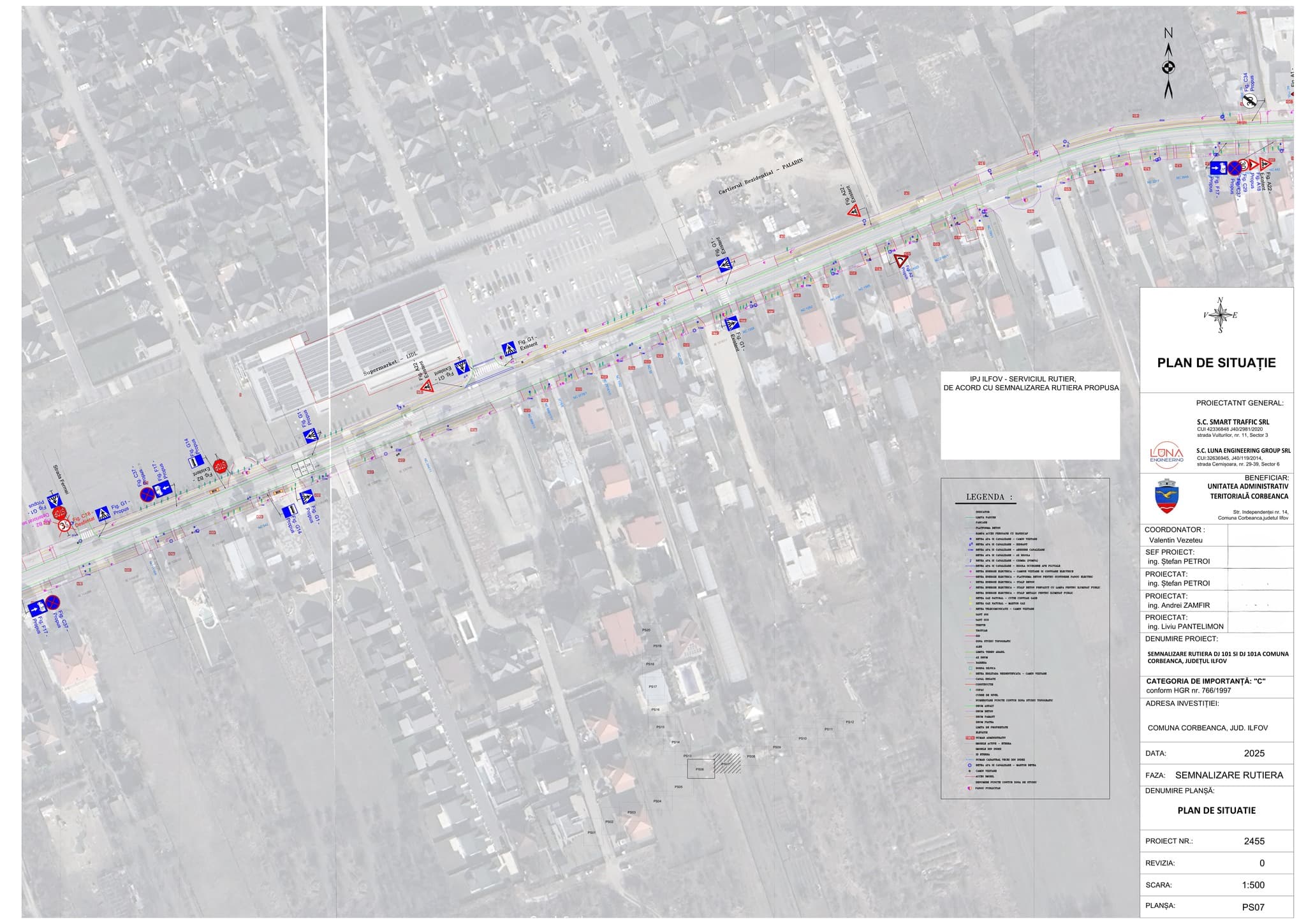 Vești bune pentru siguranța rutieră din Corbeanca: începe implementarea noilor planuri de trafic