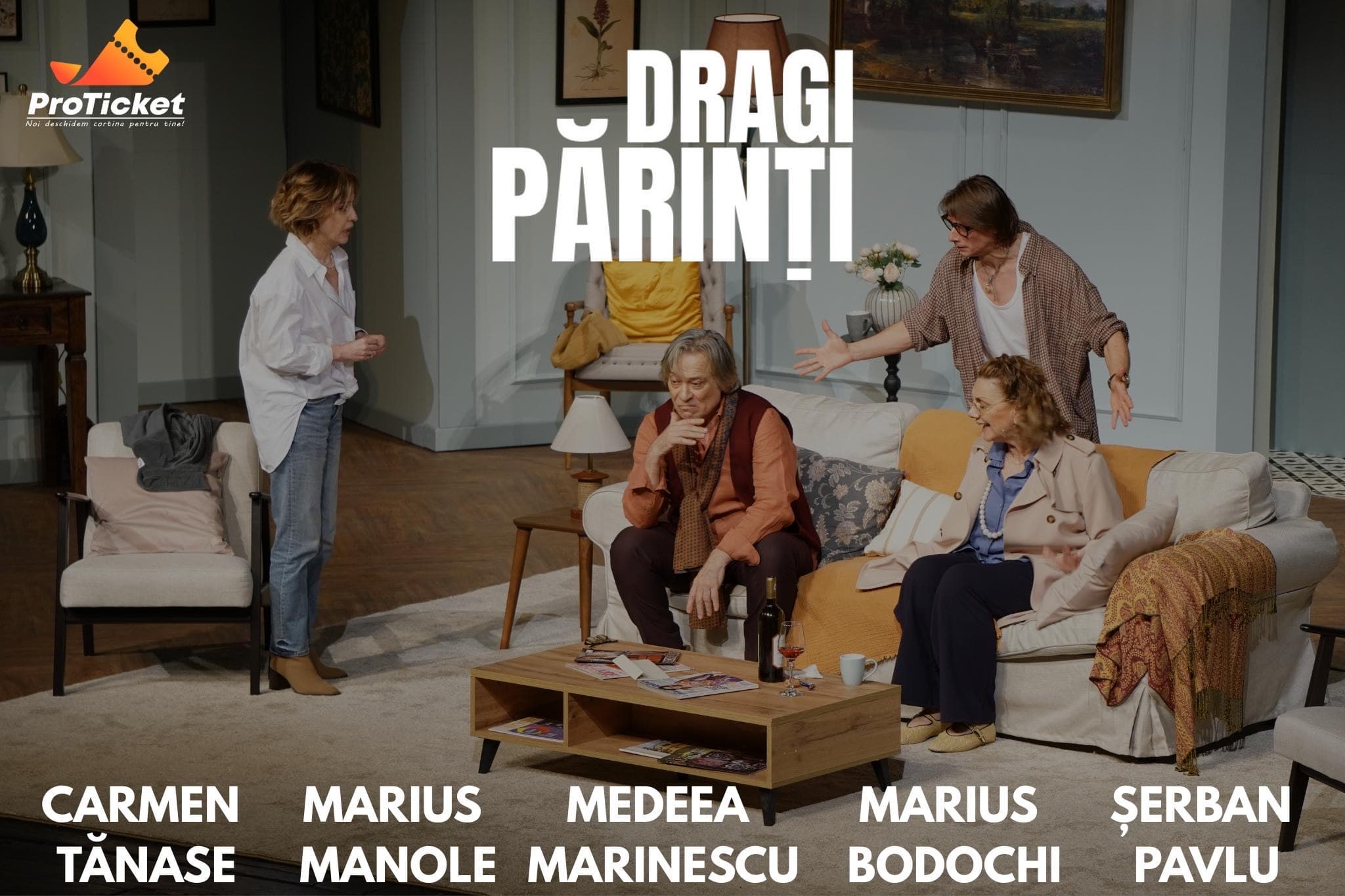 „Dragi părinți”, reprezentație specială la cererea publicului, pe scena TNB în ianuarie