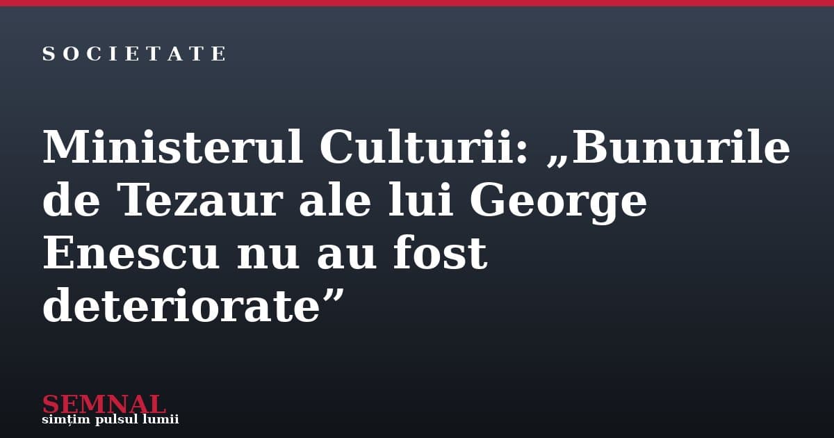 ministerul culturii