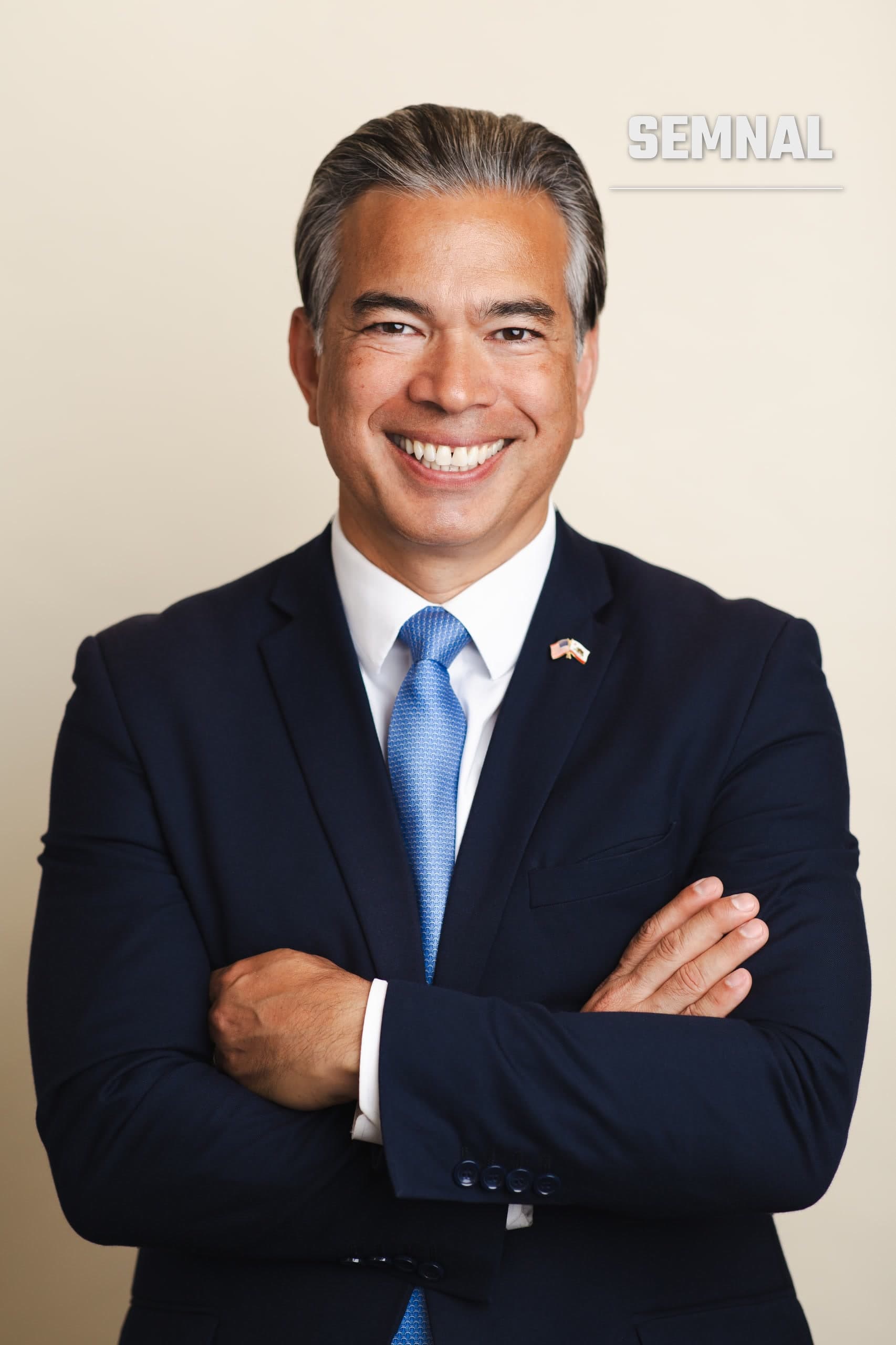 Rob Bonta, procurorul general al statului California, portret oficial