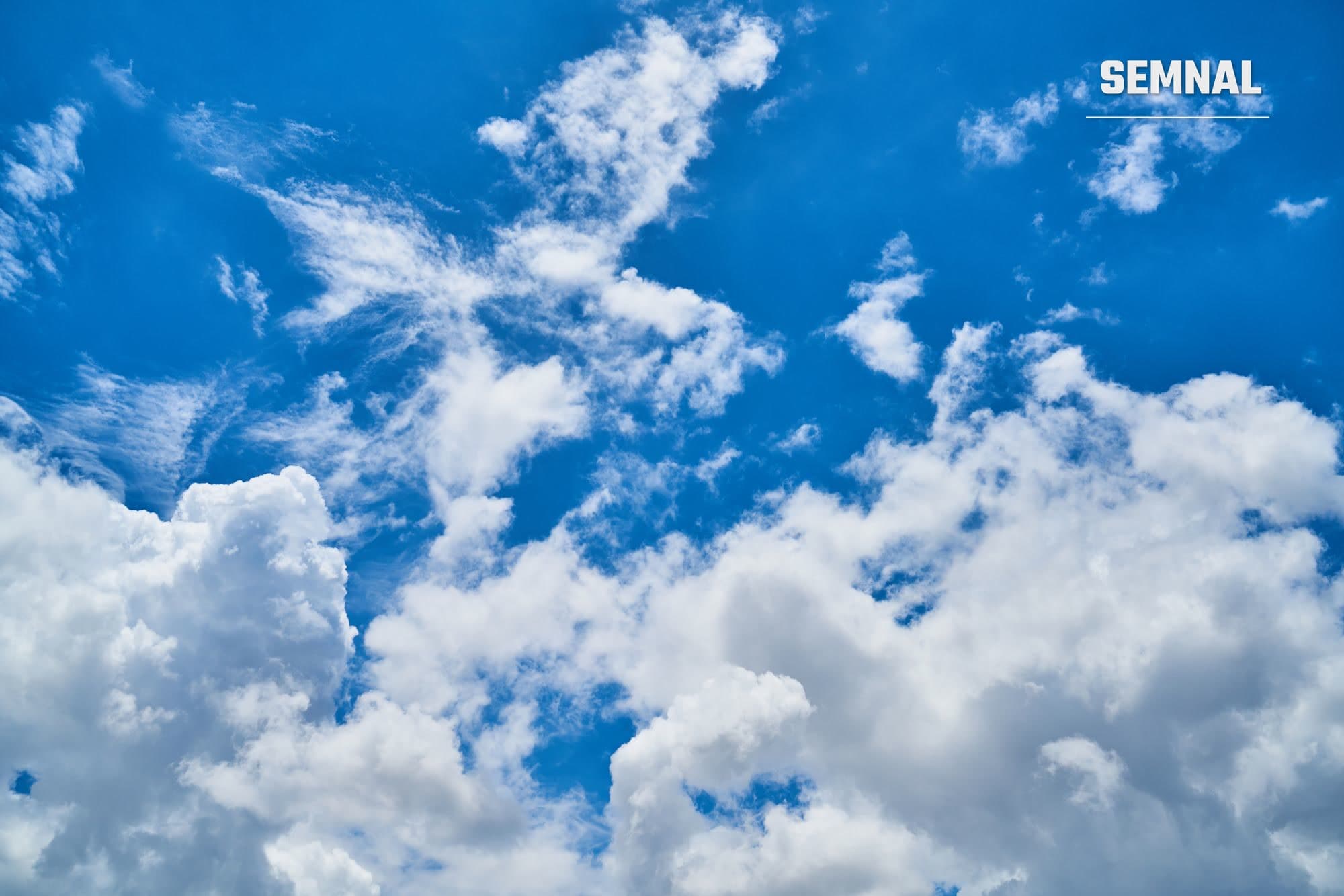 Cer înnorat, cu nori cumulus - imagine ilustrativă (Pexels / Pixabay)