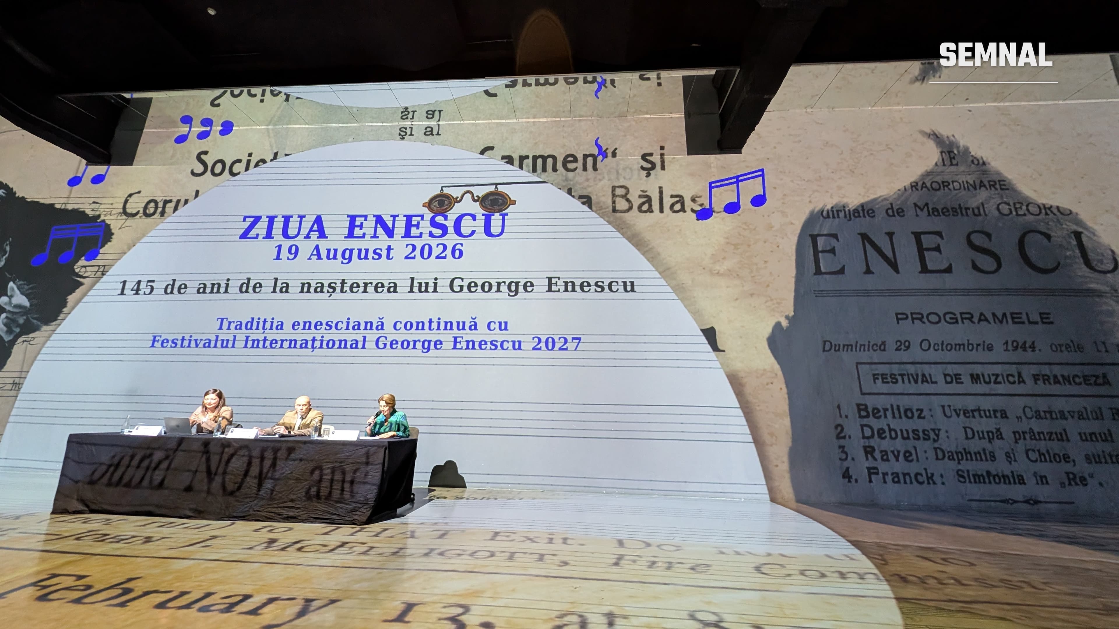 Poema Română: Immersive Experience, eveniment dedicat lui George Enescu la MINA București