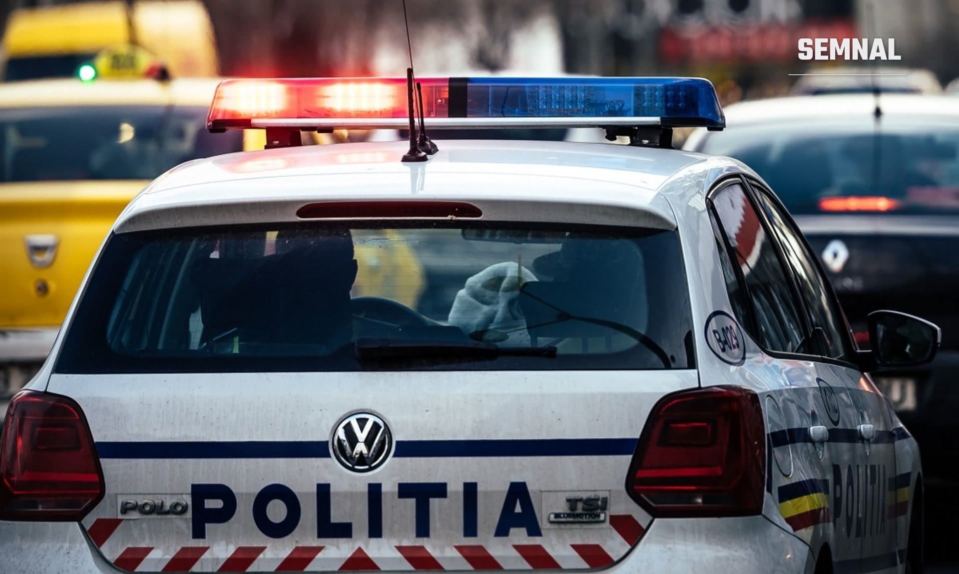 In imagine este o mașină de Politie.