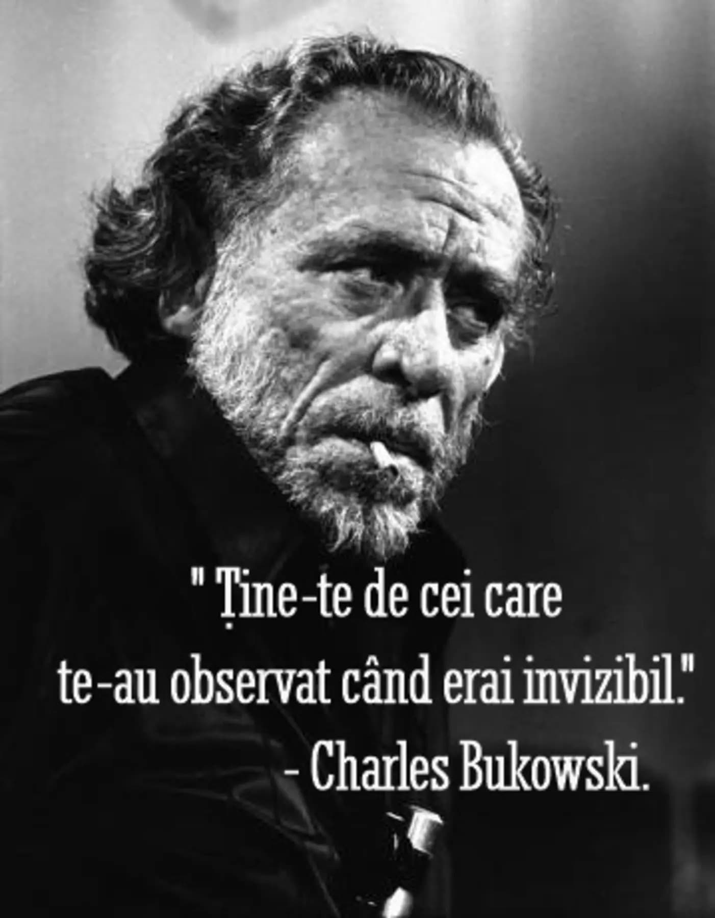 Pentru Bukowski!