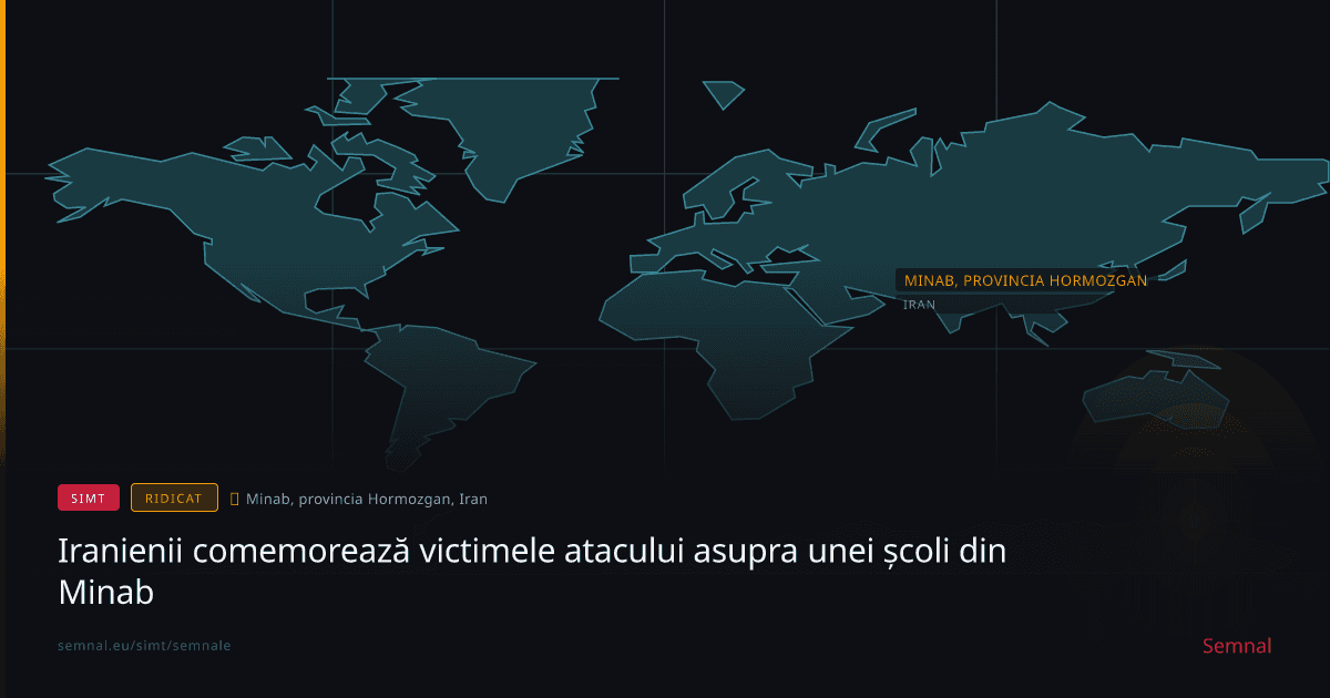Iranienii comemorează victimele atacului asupra unei școli din Minab — Semnale