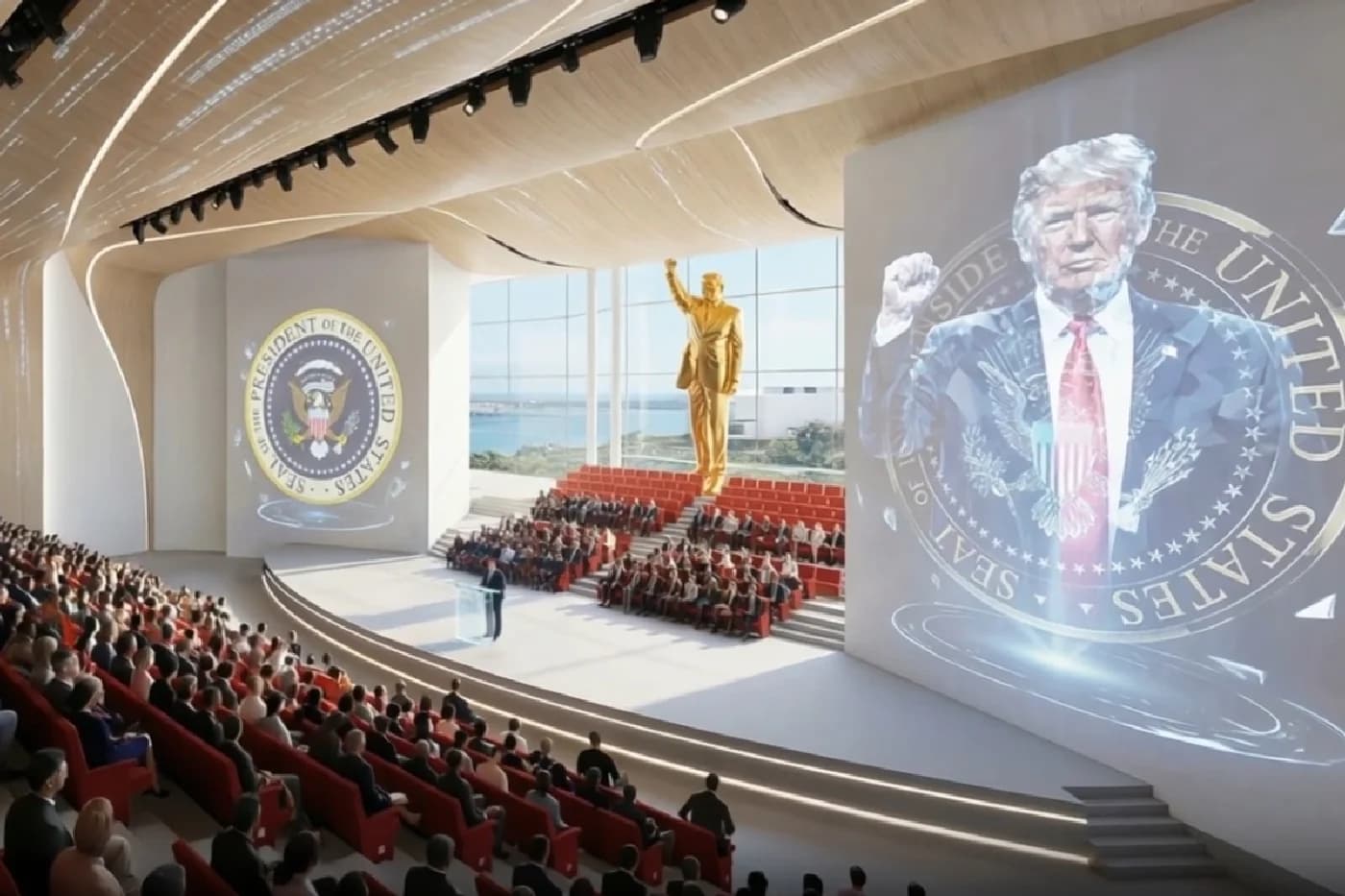 Biblioteca lui Trump din Miami stârnește un nou scandal