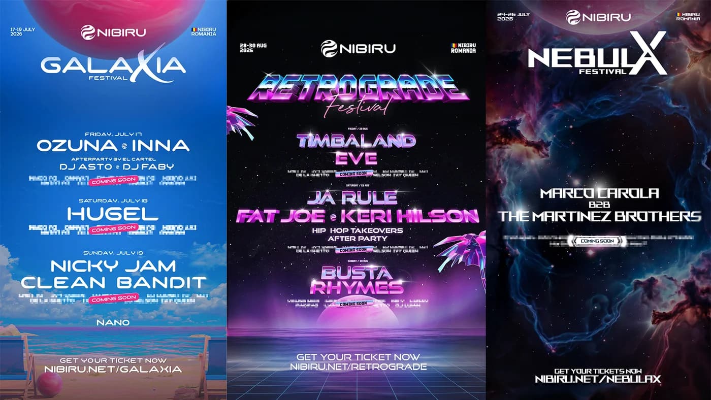 NIBIRU: 90 de artiști și festivaluri noi