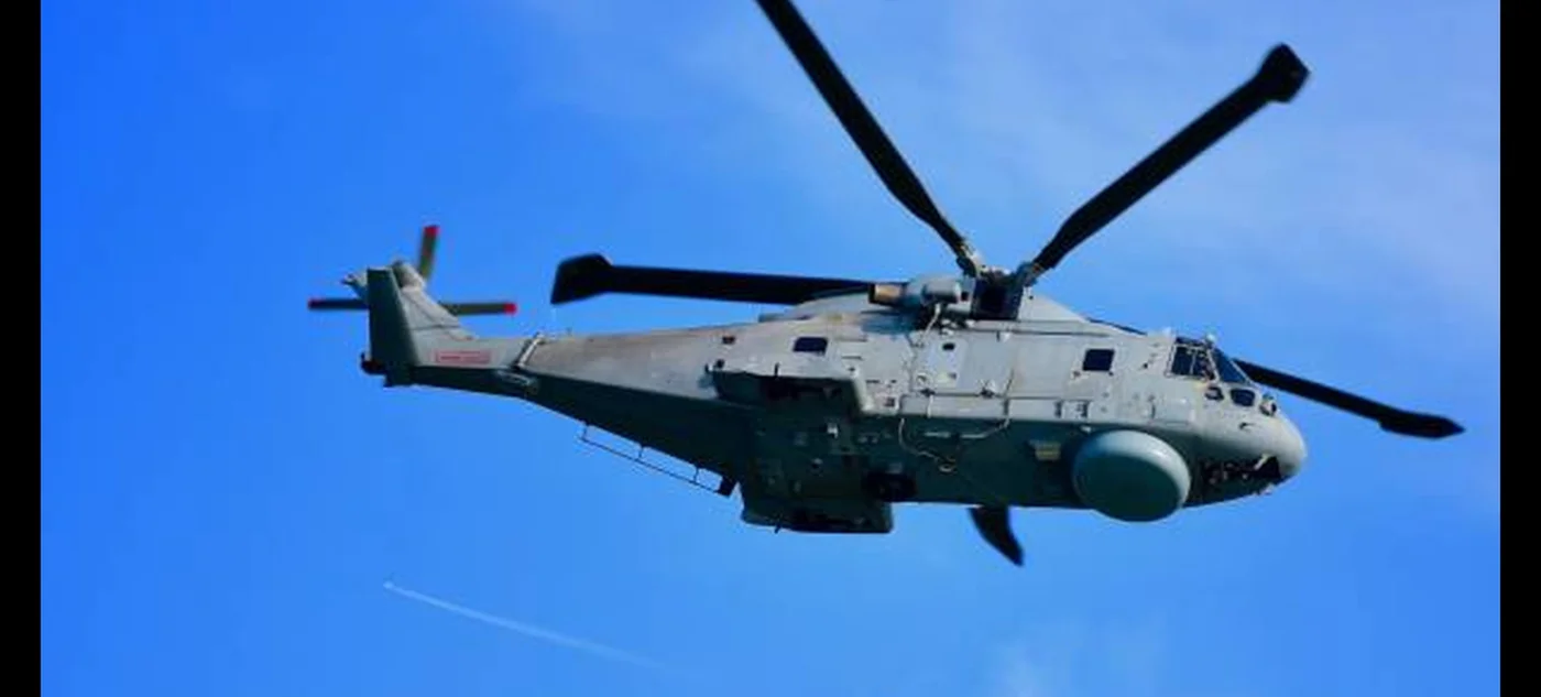Un elicopter al Marinei Regale britanice s-a prăbușit în Devon