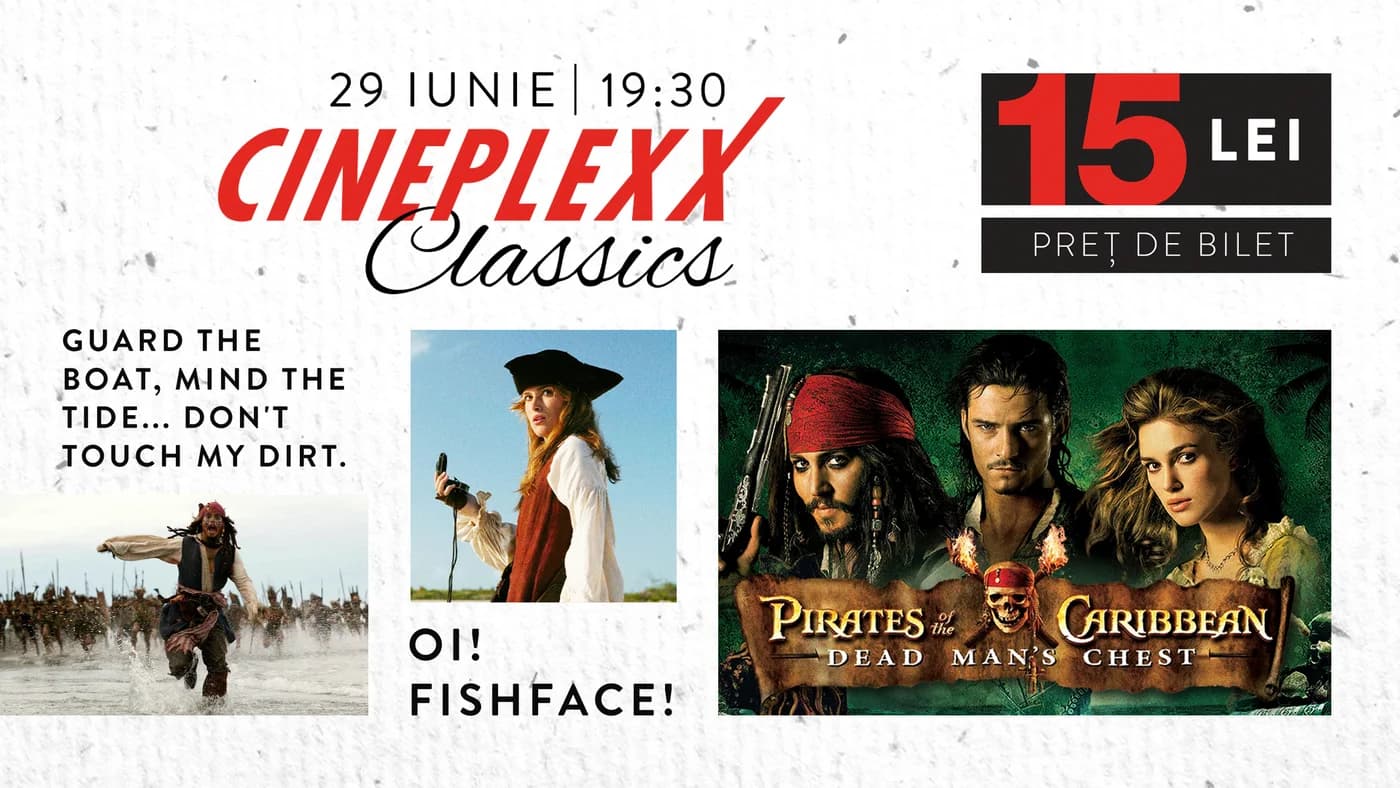 Cineplexx Classics aduce „Pirații din Caraibe” la 15 lei