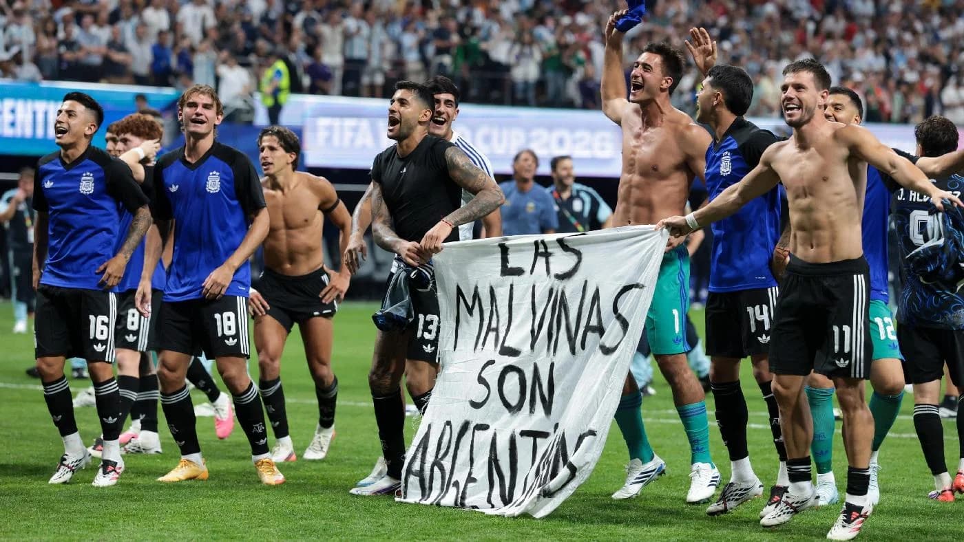 FIFA, cerută să ancheteze bannerul Argentinei