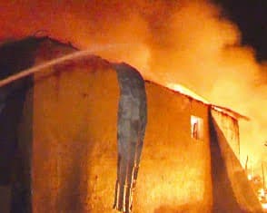 Incendiu la un bloc de locuinţe din municipiul Giurgiu — Societate