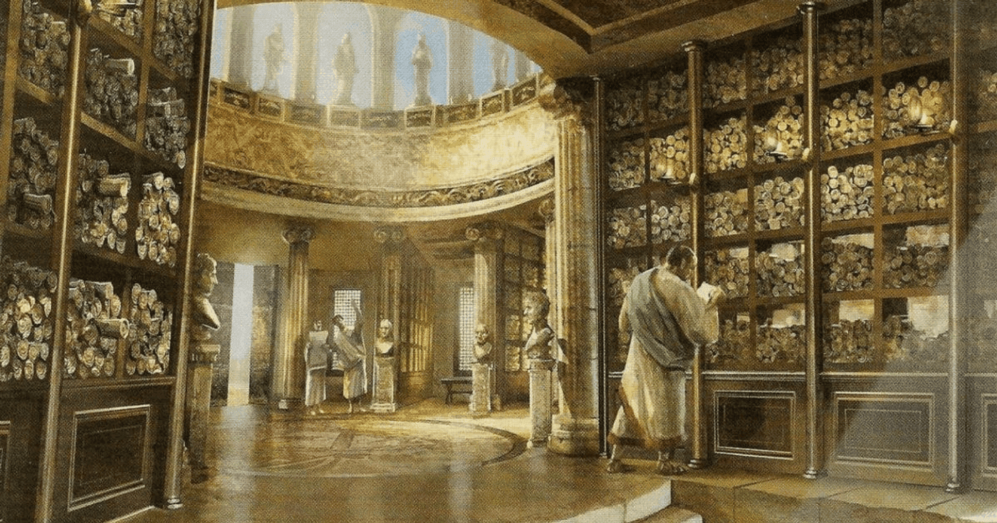 biblioteca din alexandria