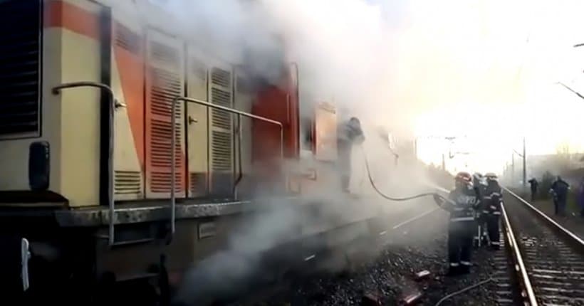 Incendiu la un tren pe ruta Pitești–București. Pasagerii au fost evacuați în siguranță — Societate