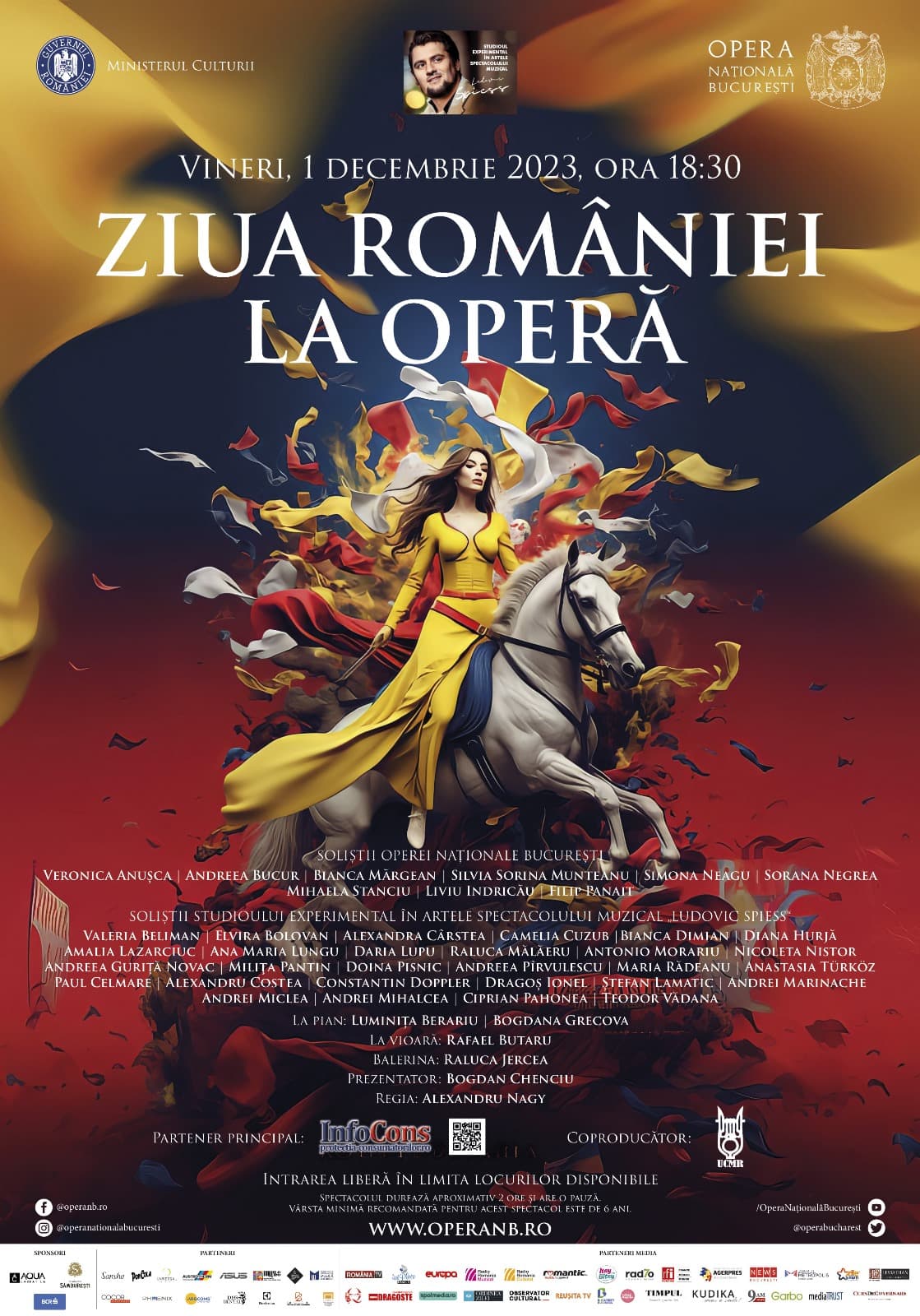 afis Ziua Romaniei la Opera