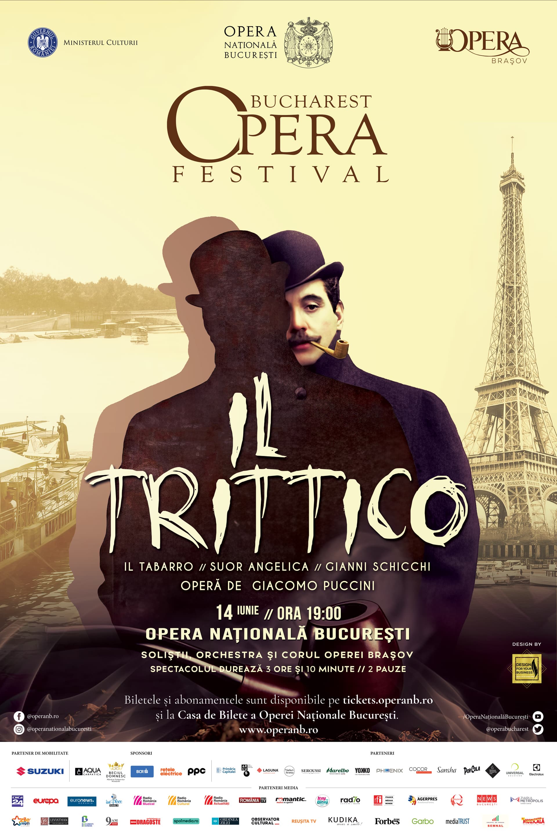 Il Trittico – Il Tabarro, Suor Angelica, Gianni Schicchi - cu Opera din Brașov la Bucharest Opera Festival