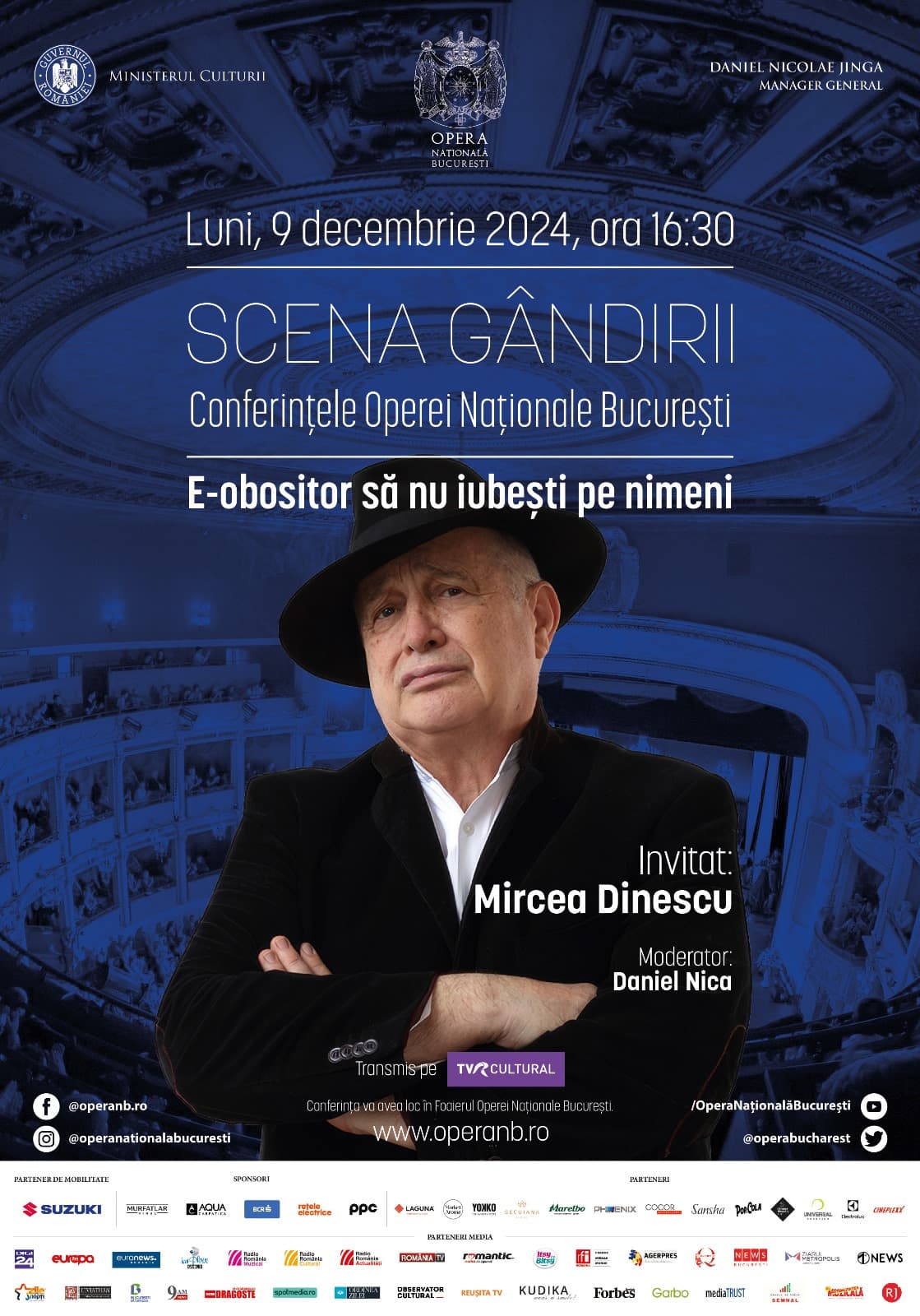 Scena Gandirii Mircea Dinescu ONB