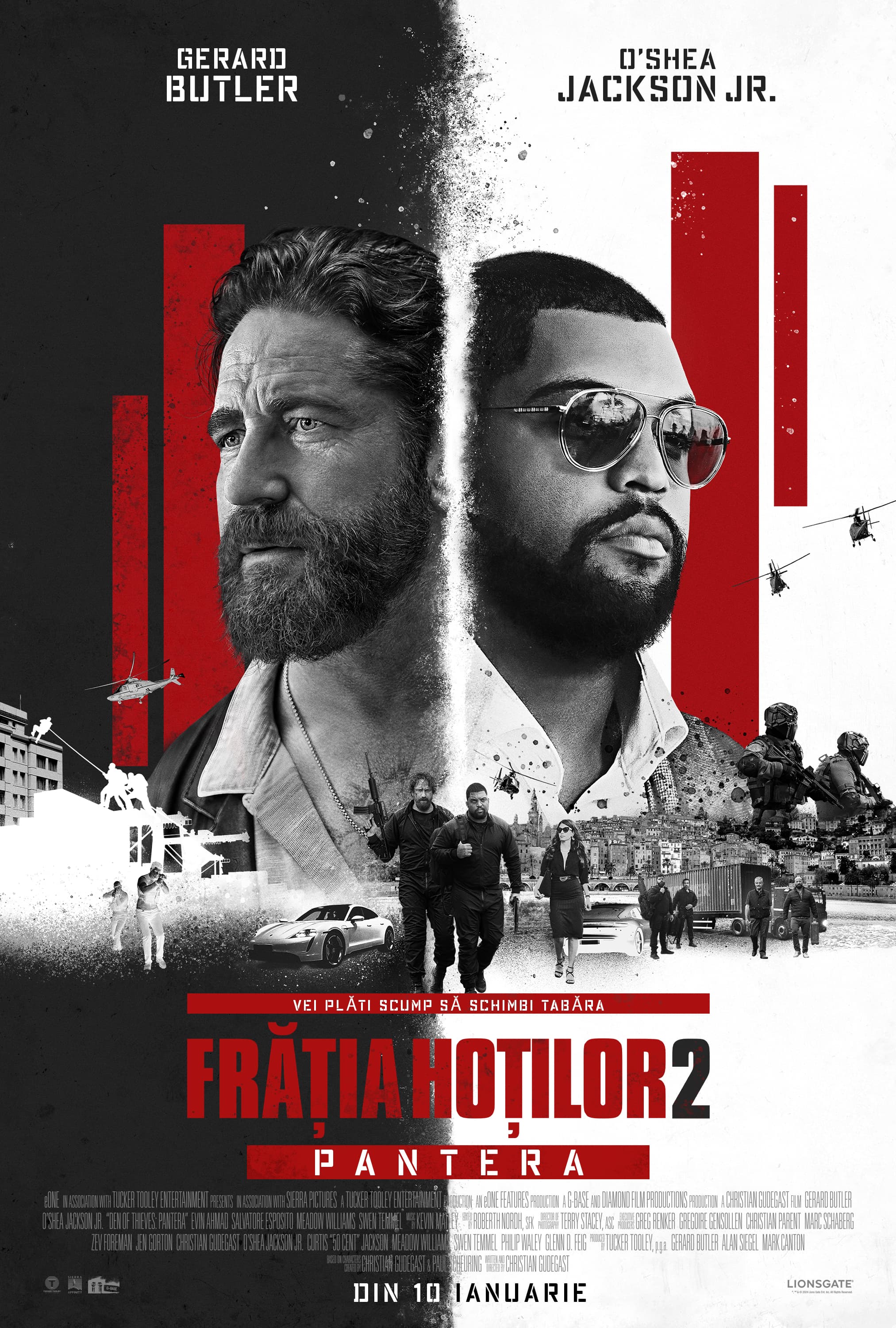 Gerard Butler revine, de joi, pe marile ecrane, cu „Frăția Hoților 2: Pantera”