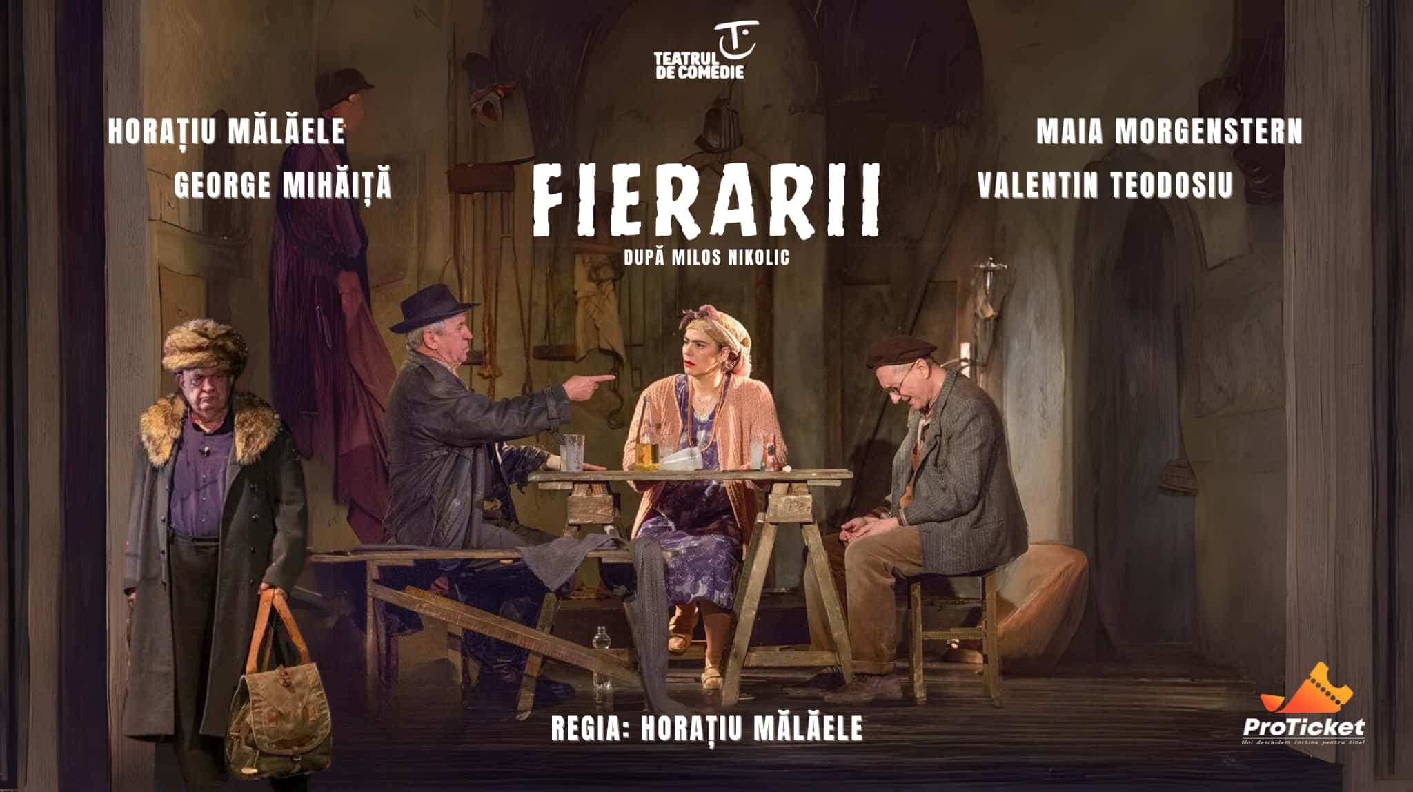 Comedie, dramă și suspans, „Fierarii”, „Old Love”, „Dragi părinți” și „Bătrâna și hoțul” ajung pe scenele din București și din țară