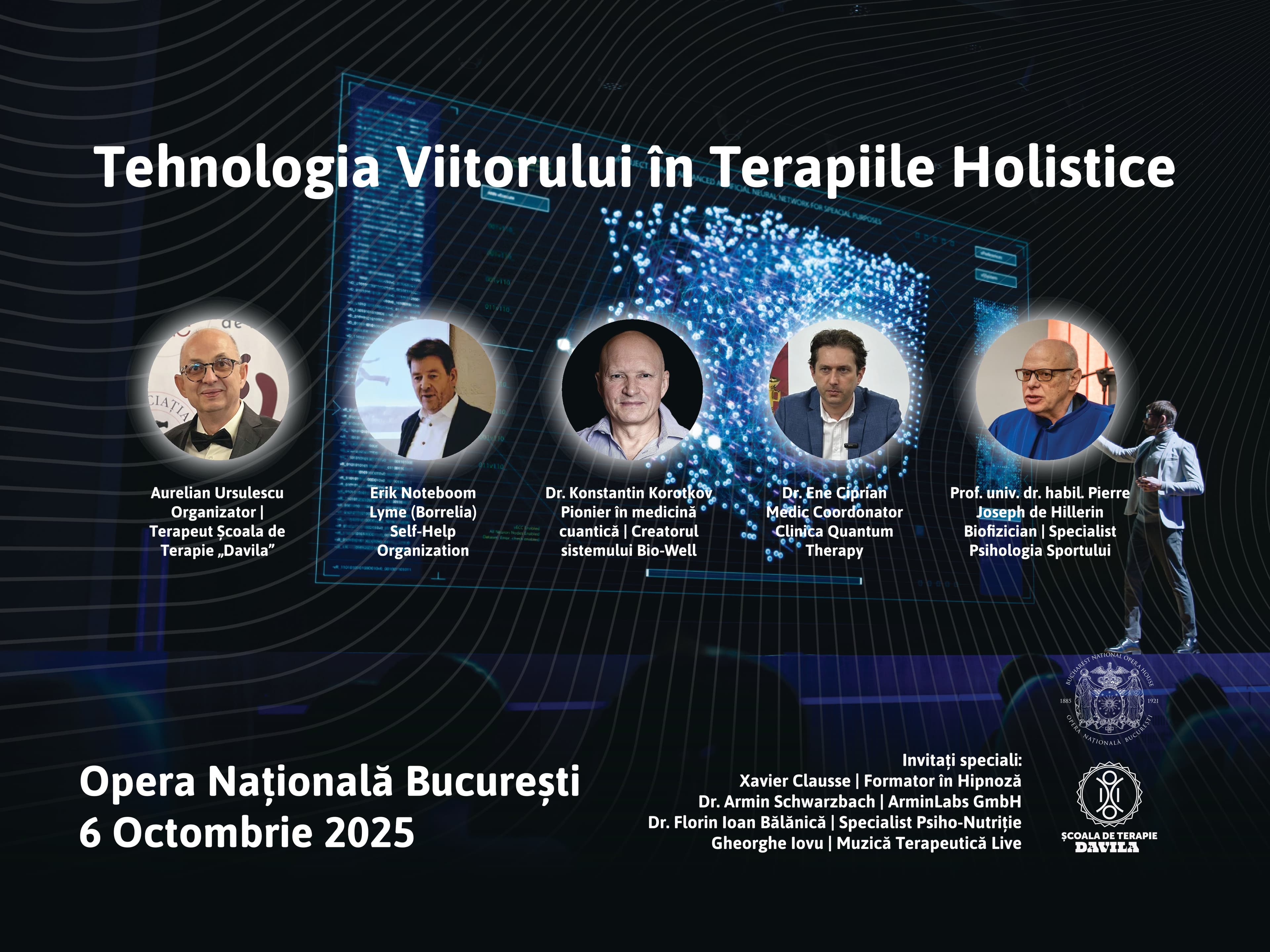 Pentru prima dată în România: Dr. Konstantin Korotkov, pionier în medicina cuantică, la Opera Națională București