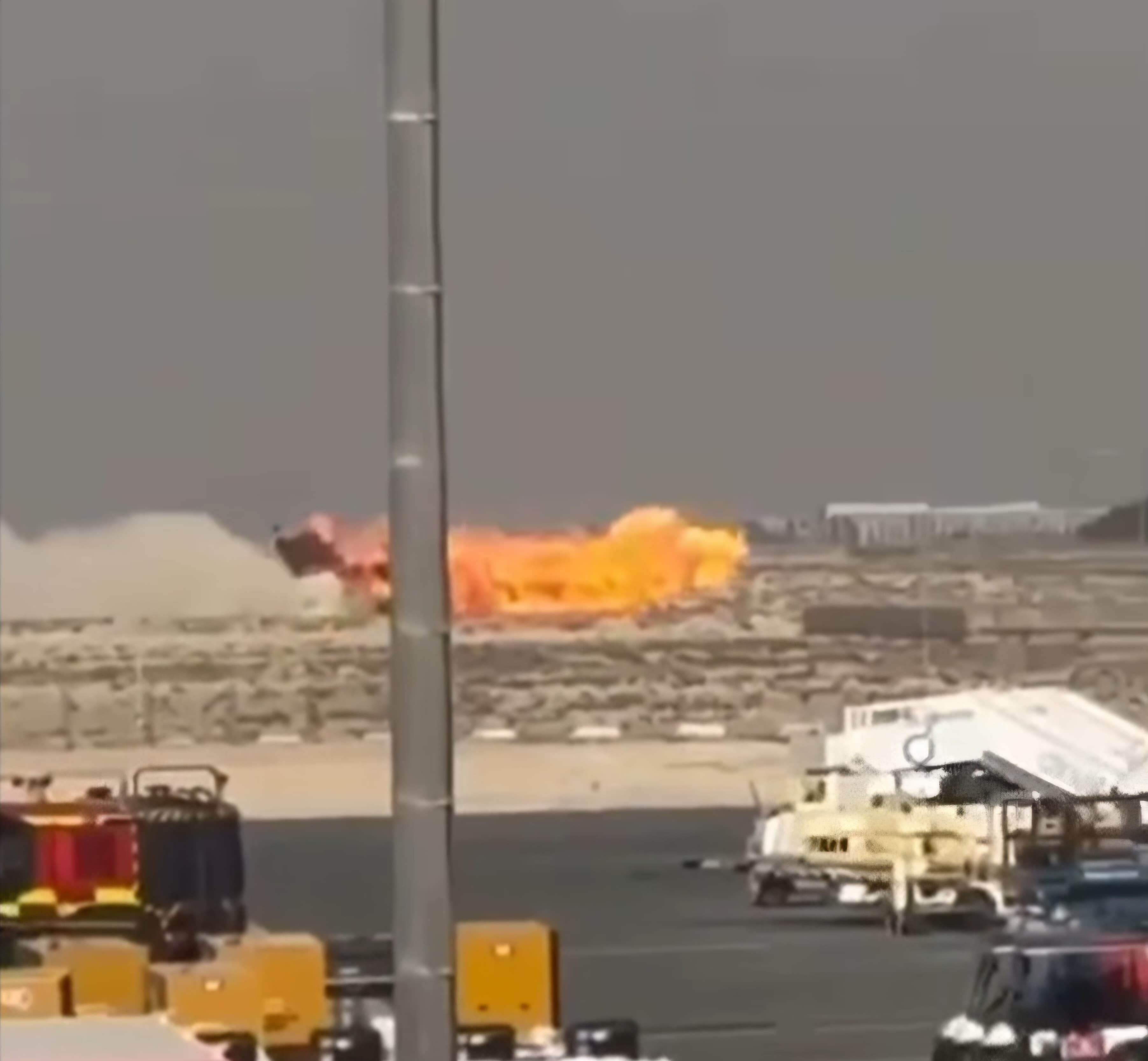 Prabusire avion Dubai