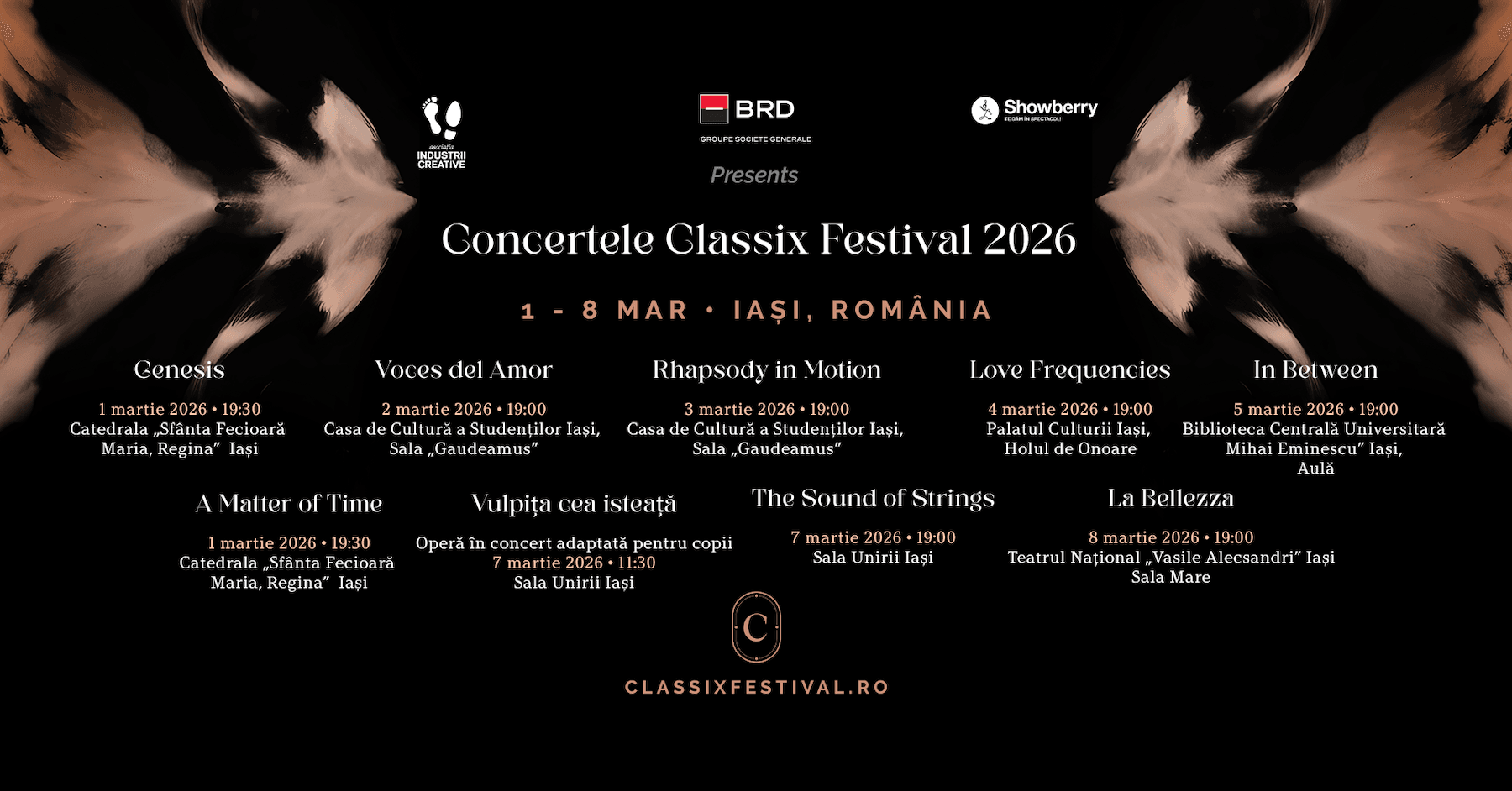 Programul complet al concertelor Classix Festival 2026