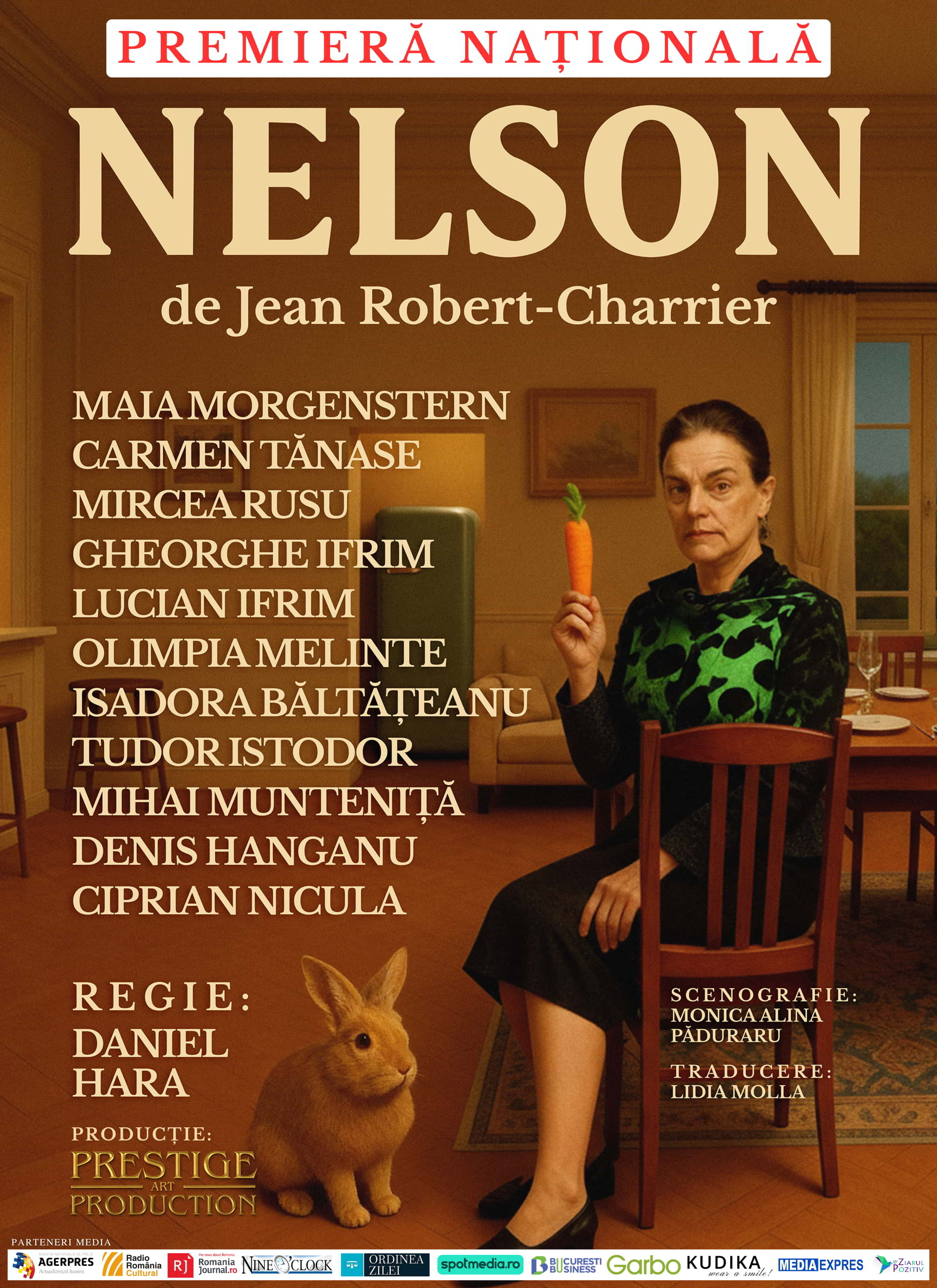 „Nelson”, „Fă-mi loc!” și „Simfonia iubirii”, la mijloc de martie pe scenele din țară