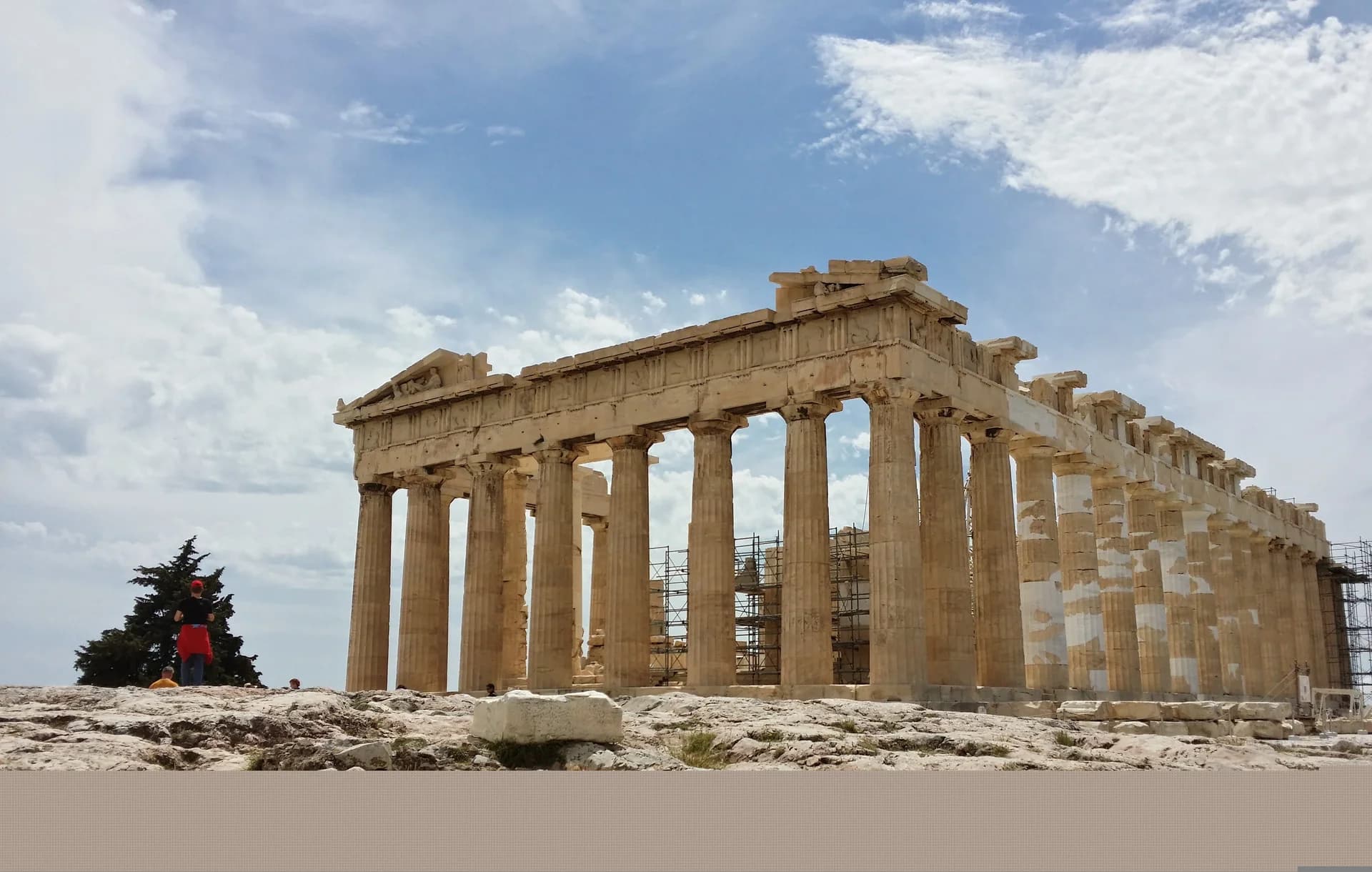 Partenonul de pe Acropole, Atena, monumentul-simbol al democrației ateniene