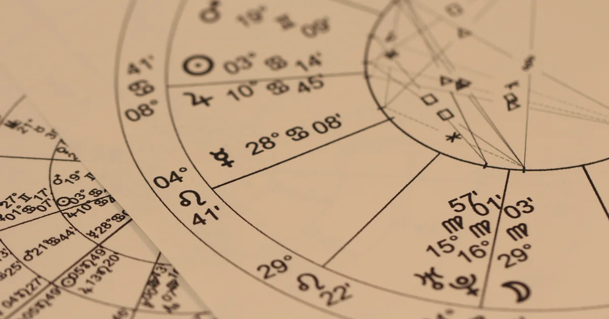 Hartă natală (astrogramă) — diagramă astrologică circulară